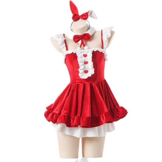 Free Shipping For 'Christmas Rabbit' Sweet Bunny Christmas Dress