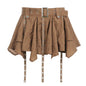 Free Shipping For 'Cinnamon' Grunge Maple Handy Hem Skirt