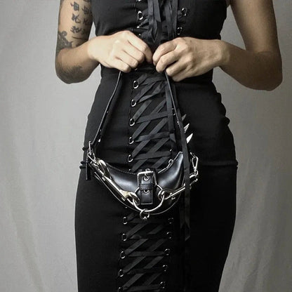 Free Shipping For 'Claws' Goth Punk Rivet Underarm Bag