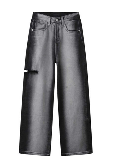 Free Shipping For 'Confession' Grunge Oversized Graduant Pants