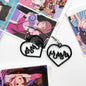 Free Shipping For 'Crazy in love' Neon Heart Earrings