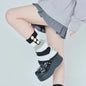 Free Shipping For 'Crepes' Kawaii Goth Striped Colorful Leg Warmers