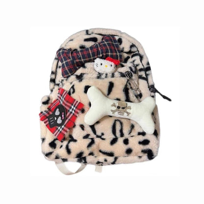 Free Shipping For 'Cute Bone' Kitty & Bones Kawaii Goth Backpack