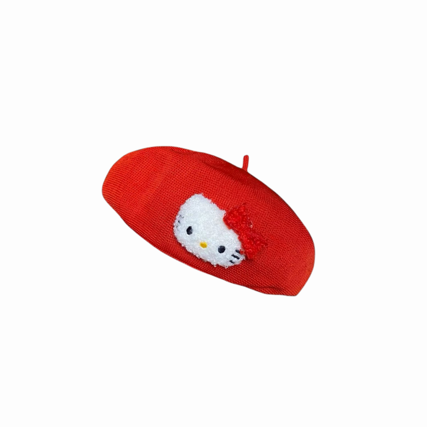 Free Shipping For 'Jingle Kat' Red Kawaii Goth Beret