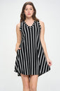 Free Shipping For Women's Striped Sleeveless Dress