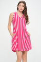 Free Shipping For Women's Striped Sleeveless Dress