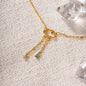 18K Gold Plated Cloud Tassel Necklace