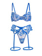 Free Shipping For  Floral Embroidery Lingerie Set