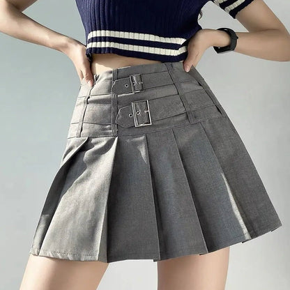 Free Shipping For 'Desert' Earthy Wasteland Punk Pleated Skirt