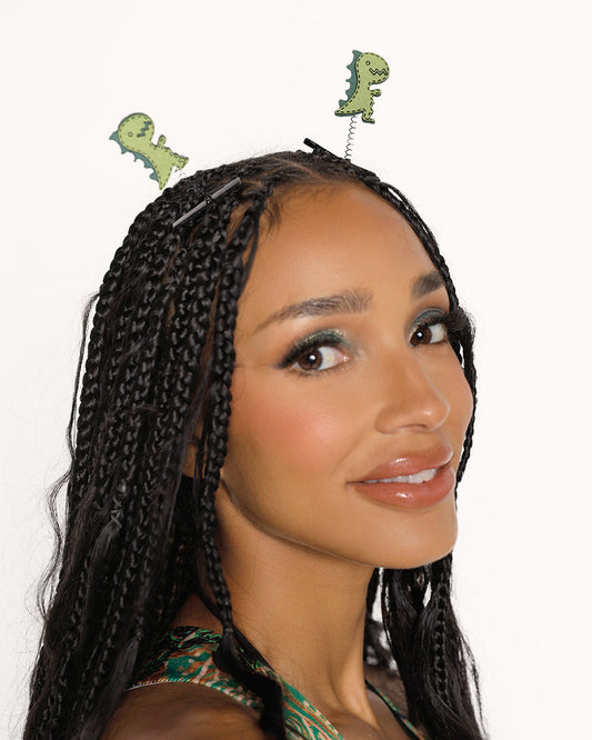 Dino Dancing Sprout Hair Clips