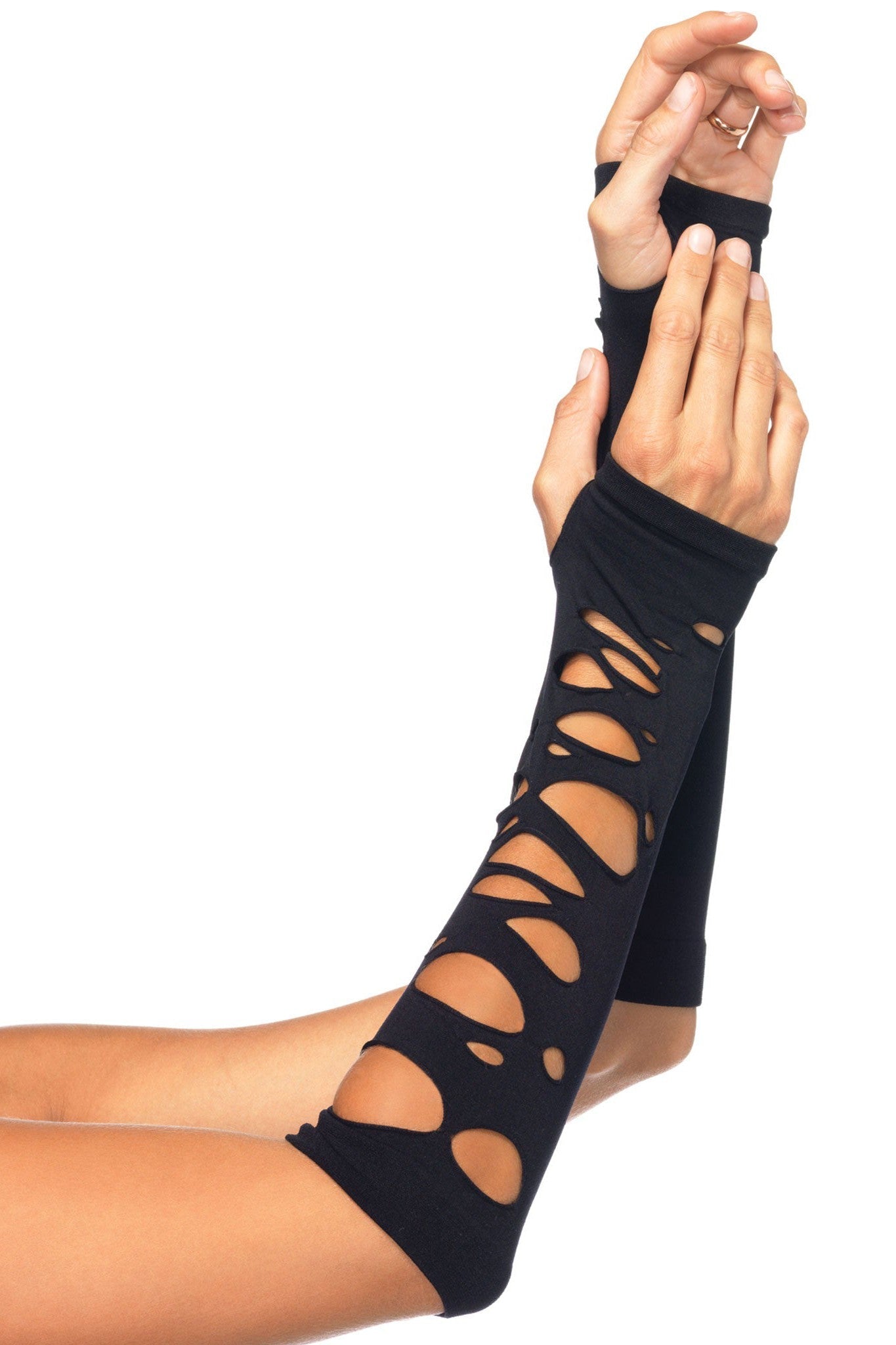 Free Shipping For Distressed Arm Warmers