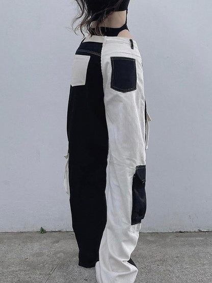 Free Shipping For 'Double Sides' Dark Oversized Cargo Pants