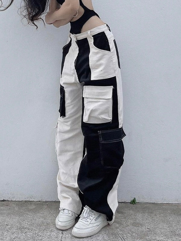 Free Shipping For 'Double Sides' Dark Oversized Cargo Pants