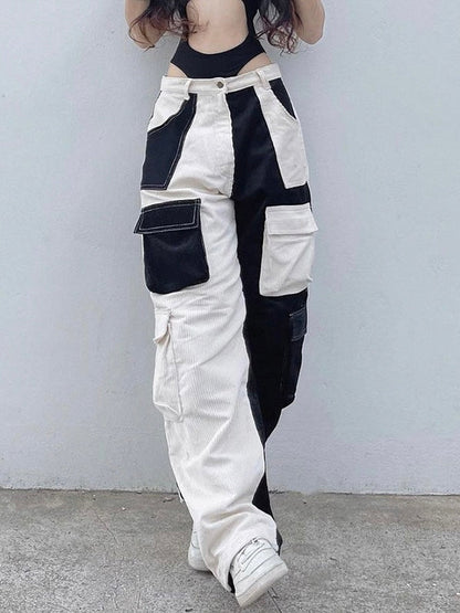 Free Shipping For 'Double Sides' Dark Oversized Cargo Pants