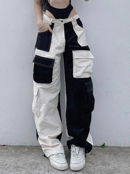 Free Shipping For 'Double Sides' Dark Oversized Cargo Pants