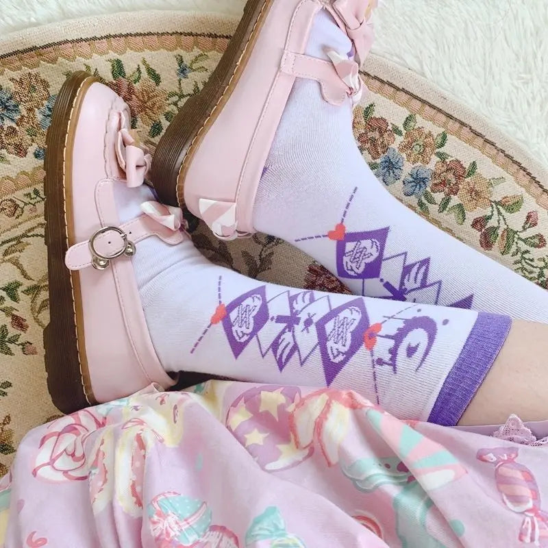 Free Shipping For 'Dreamcatcher' Dark Kawaii Goth Socks