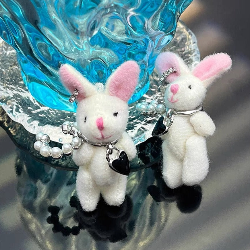 Free Shipping For 'Dubi-Duba' Kawaii Bear & Rabbit Earring