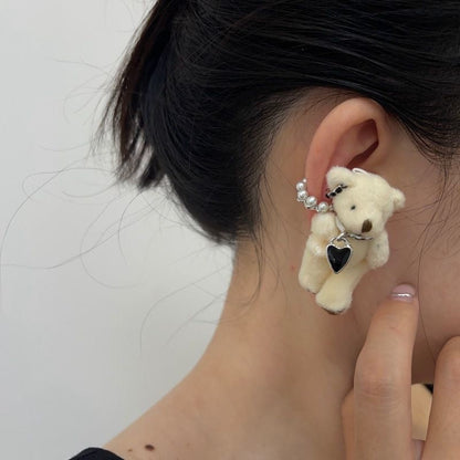 Free Shipping For 'Dubi-Duba' Kawaii Bear & Rabbit Earring