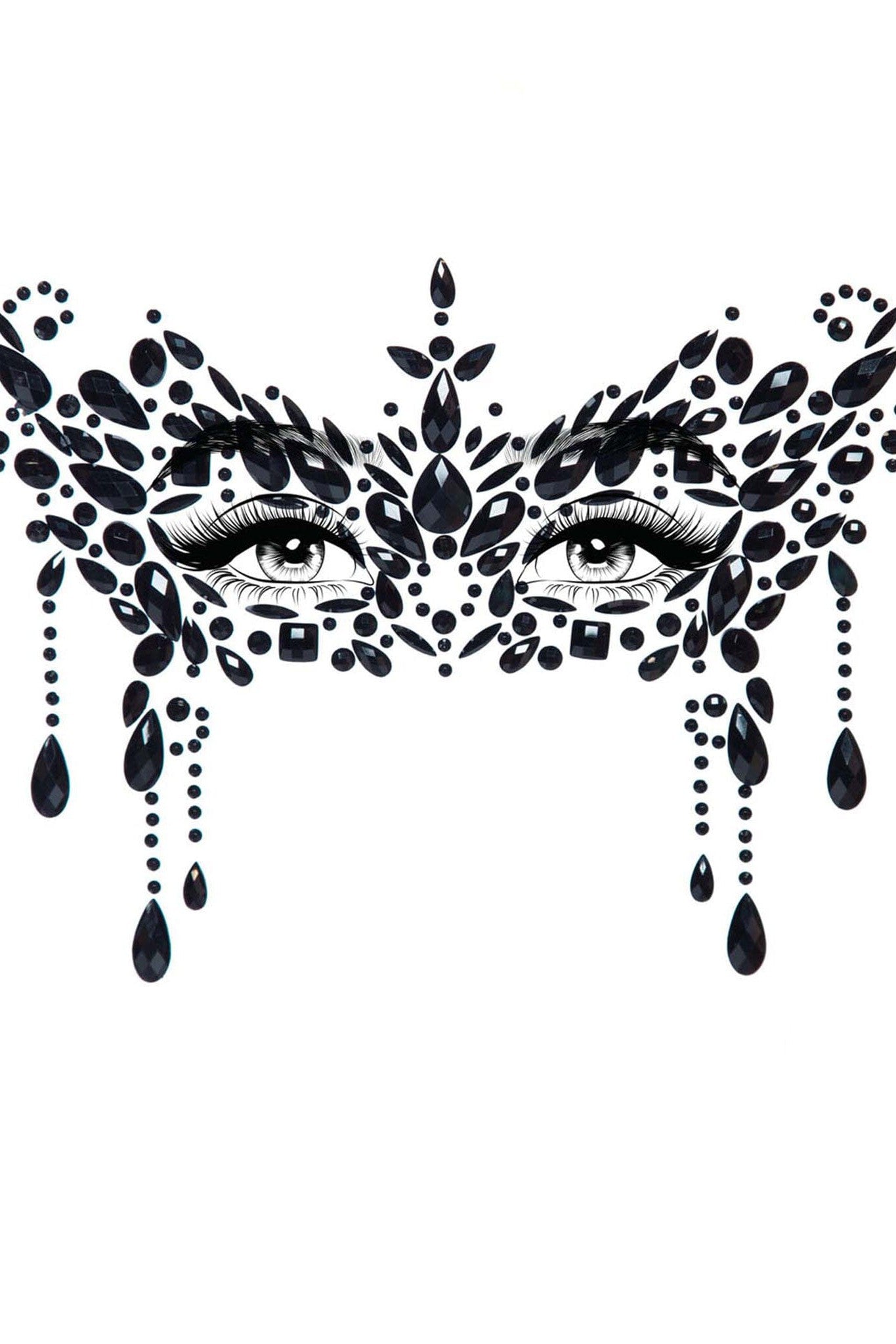 Free Shipping For Masquerade Adhesive Face Jewels