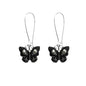 Free Shipping For 'Echo' Butterfly Shape Skull Goth Earrings