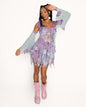 Enchanted Flora Sequin Dress Outfit