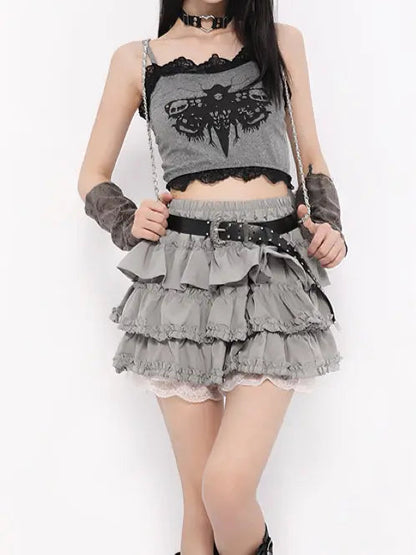 Free Shipping For 'Evolution' Dark Bees Cami Top Tu Tu Skirt Set