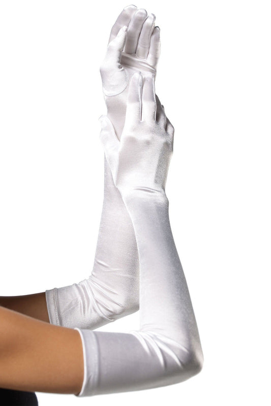 Free Shipping For Extra Long Satin Gloves