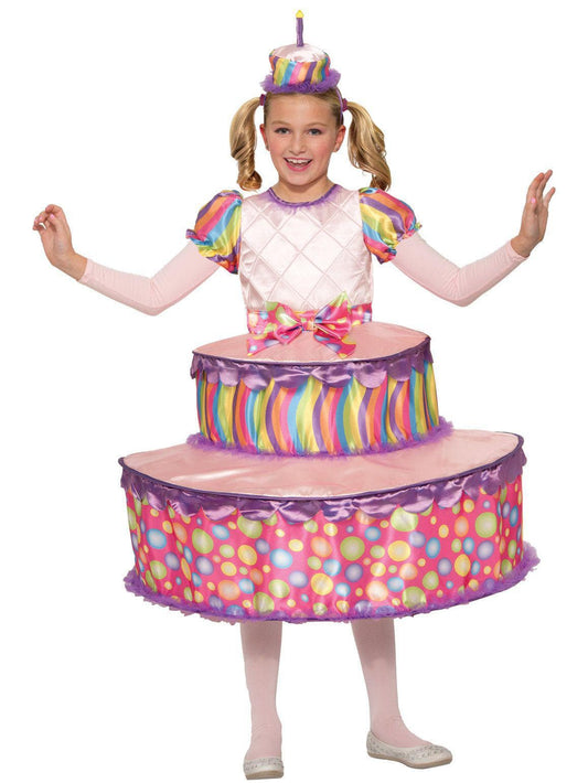 Free Shipping For Birthday Cake Child Costume