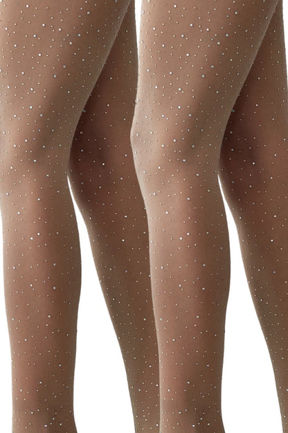 Free Shipping For Sheer Rhinestone Tights