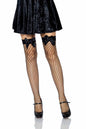 Free Shipping For Fence Net Bow Top Thigh Highs