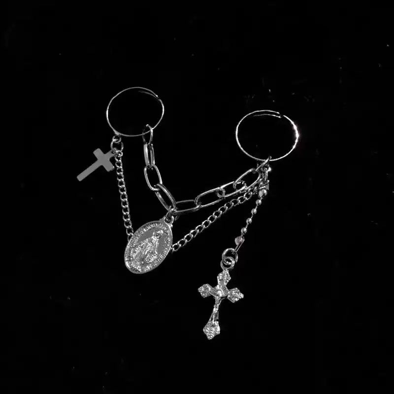 Free Shipping For 'Finger Crossed' Attaching Cross Rings