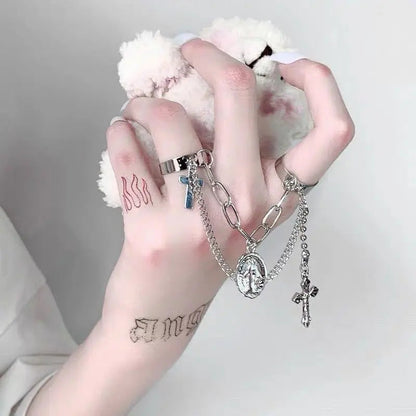 Free Shipping For 'Finger Crossed' Attaching Cross Rings