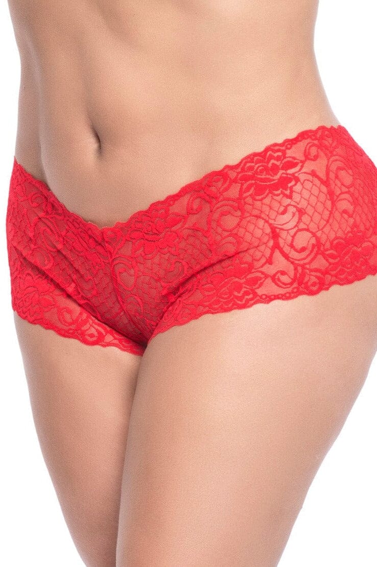 Free Shipping For Floral Lace Boyshort