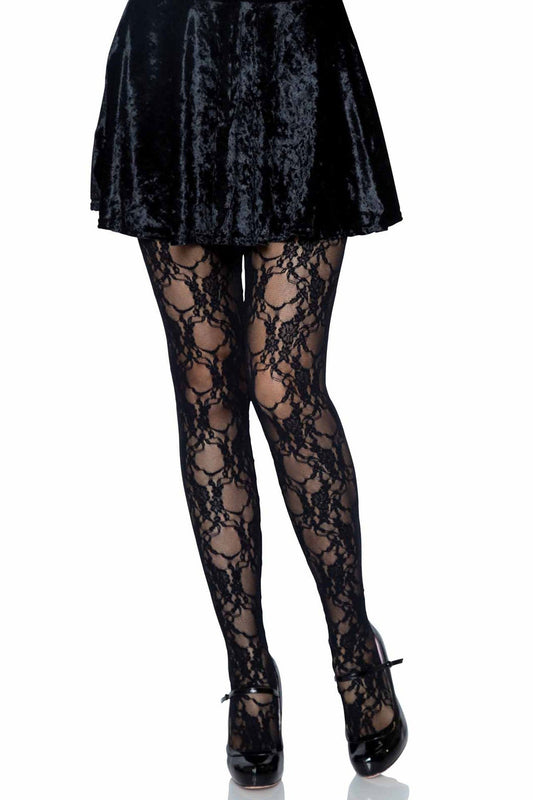 Free Shipping For Floral Lace Pantyhose