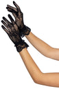 Free Shipping For Floral Stretch Lace Wrist Length Gloves