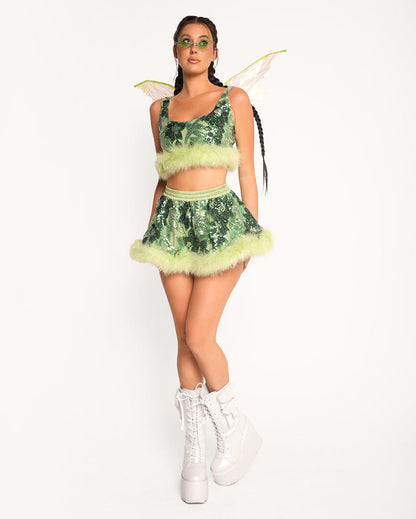 Forest Fairytale Marabou Top