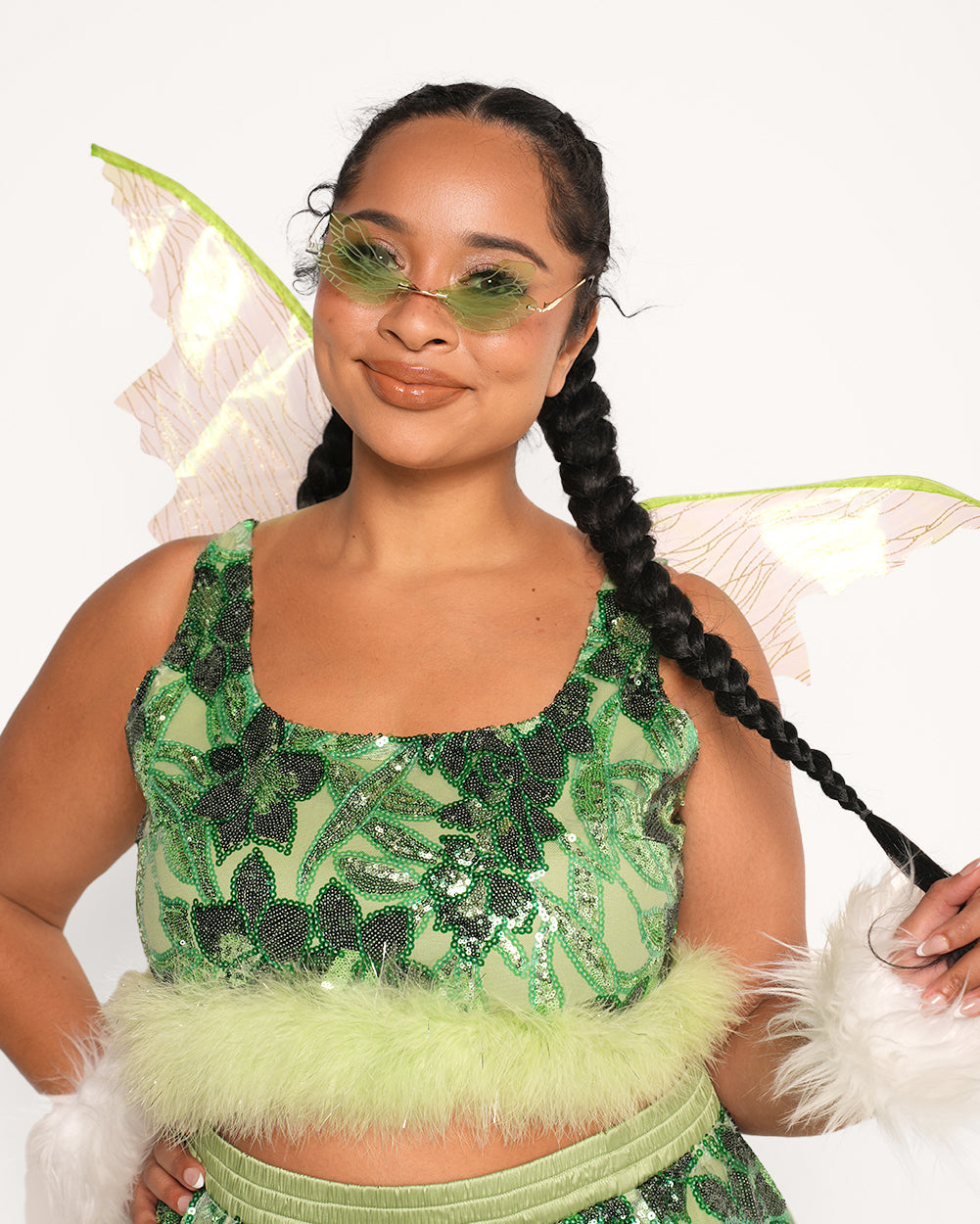 Forest Fairytale Marabou Top