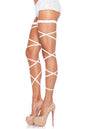 Free Shipping For Garter Leg Wrap Set