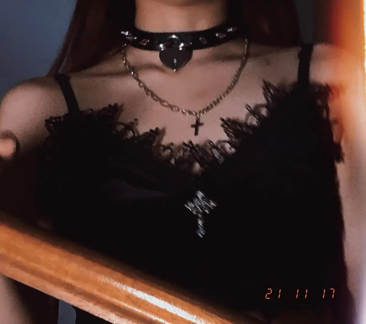 Free Shipping For 'Gatekeeper' Door & Key Heart Choker