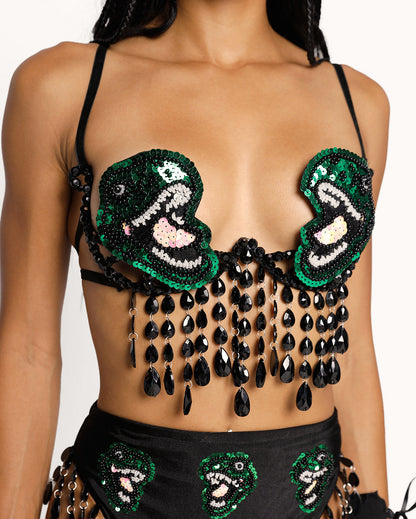 Going Wild T-Rex Carnival Bra