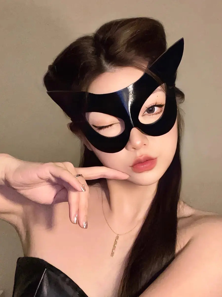 Free Shipping For 'Gotham' Cat Woman Bat Man Costume Mask