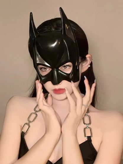 Free Shipping For 'Gotham' Cat Woman Bat Man Costume Mask