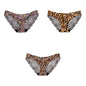 Free Shipping For Leopard Print Panties Set - 3-Piece Elegant Lace Underwear (M-XXL)