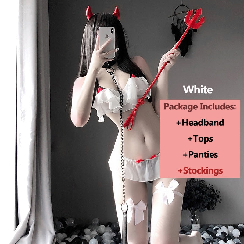 Free Shipping For Sexy Lingerie Devil Costume Women