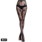 Free Shipping For LaceLure - Transparent Fishnet Stockings with Embroidered Thigh High Stripes