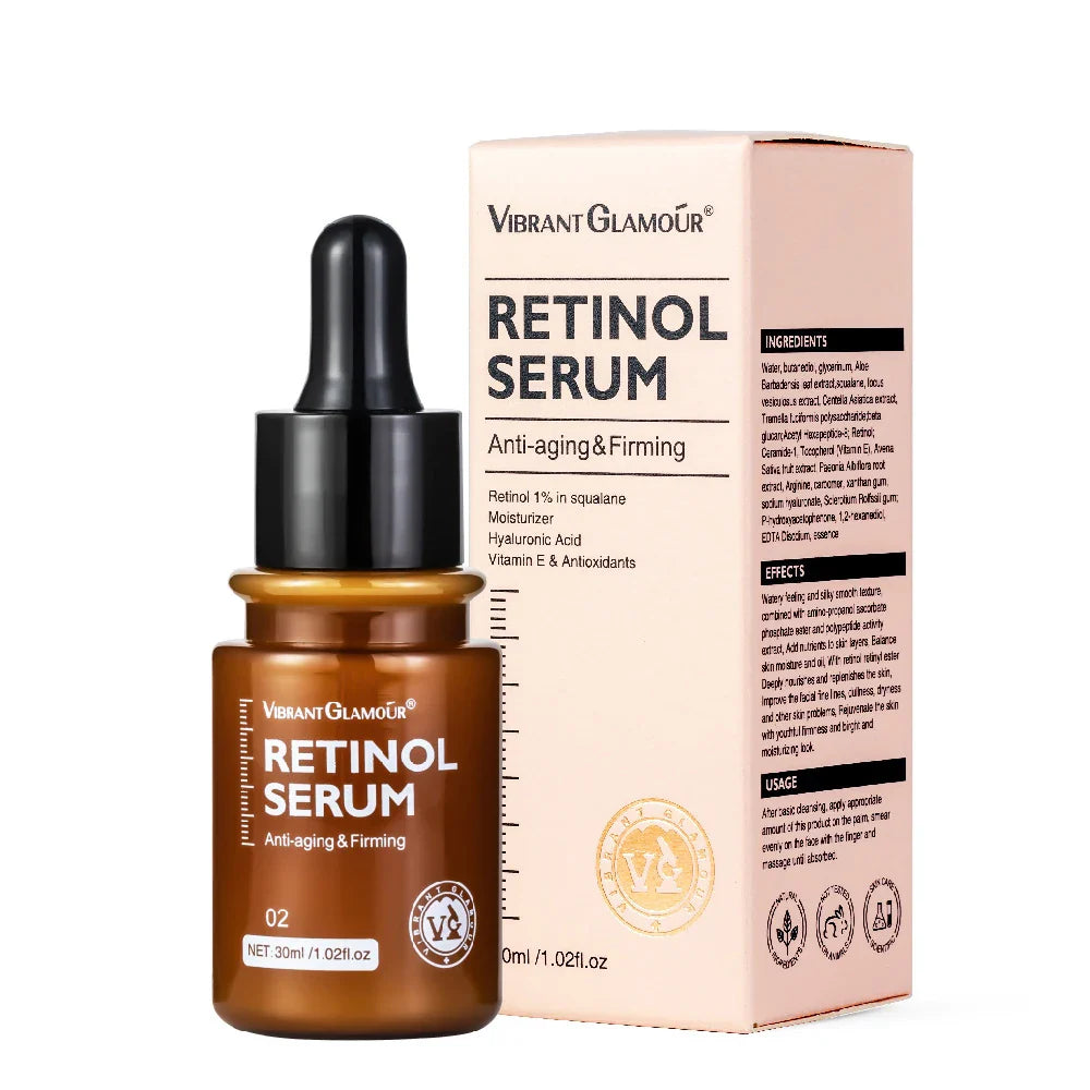 Free Shipping ForRetinol Facial Serum 30ml reduces dry lines and fine lines