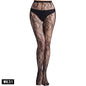 Free Shipping For LaceLure - Transparent Fishnet Stockings with Embroidered Thigh High Stripes