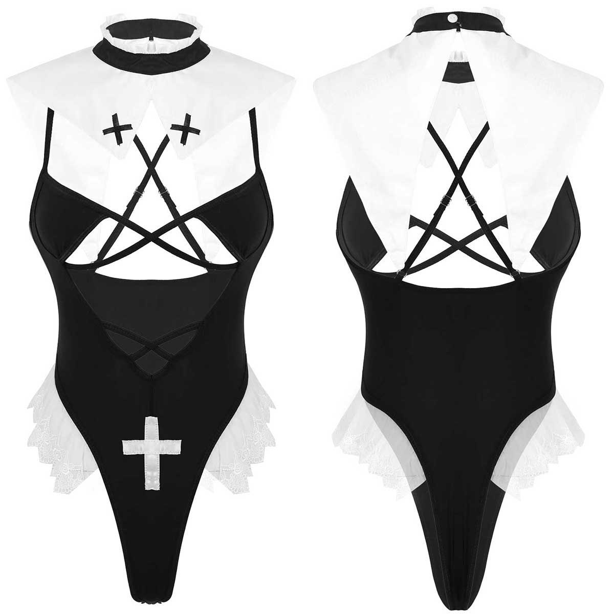 Free Shipping For Sexy Nun Costume