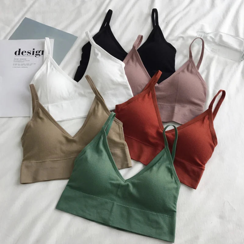 Free Shipping For Sleeveless Seamless Crop Camis - Streetwear Essential