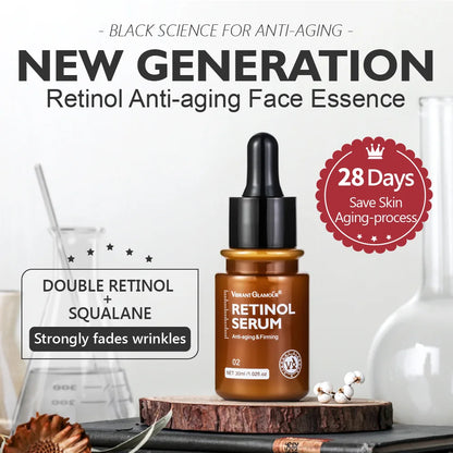 Free Shipping ForRetinol Facial Serum 30ml reduces dry lines and fine lines